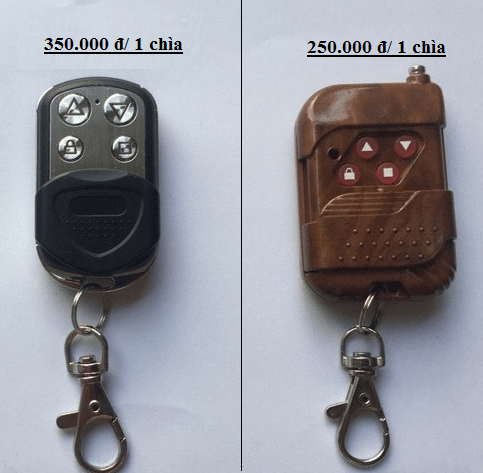 remote cửa cuốn