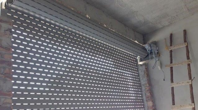 cách xây tường để chờ lắp đặt cửa cuốn