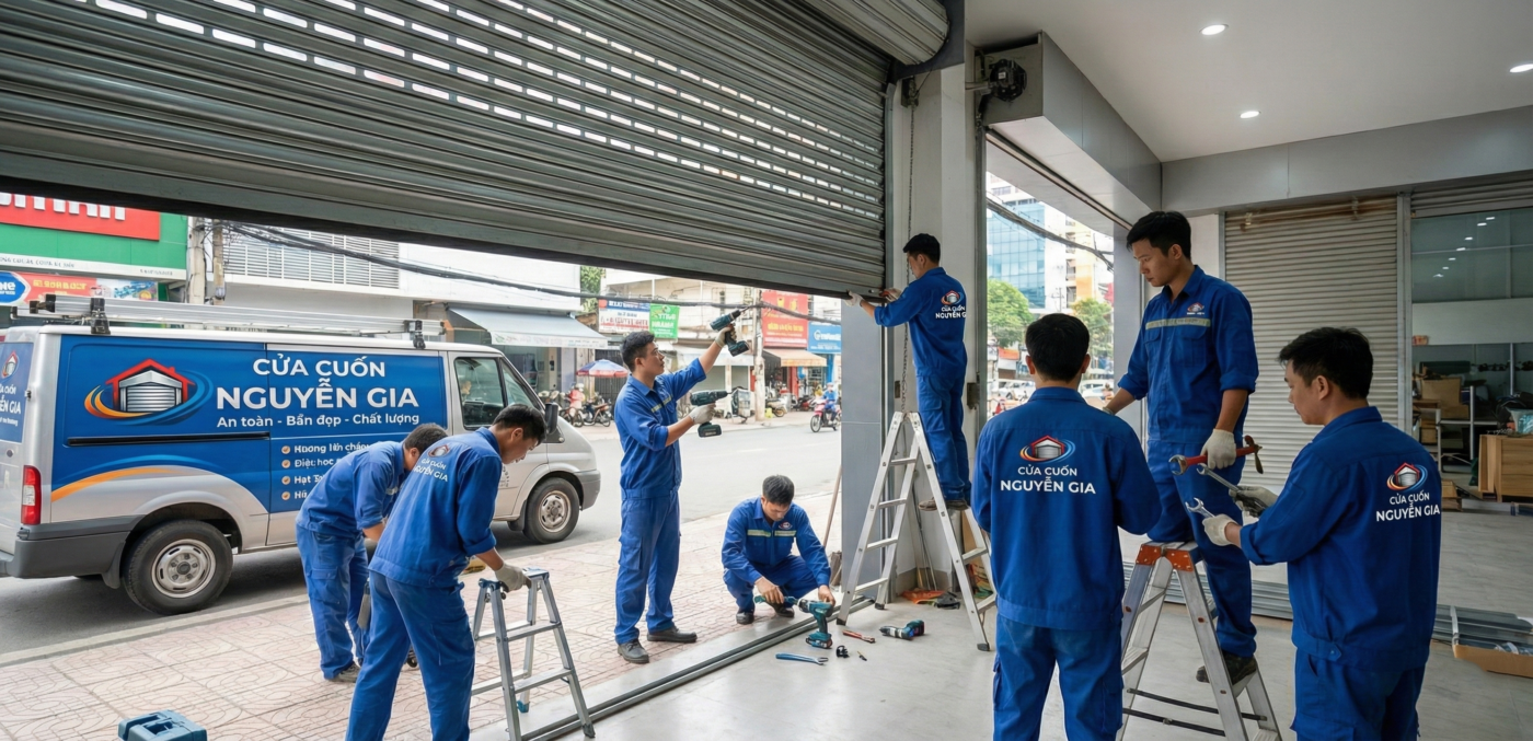 Đội Ngũ Sửa Chữa Cửa Cuốn Nguyễn Gia